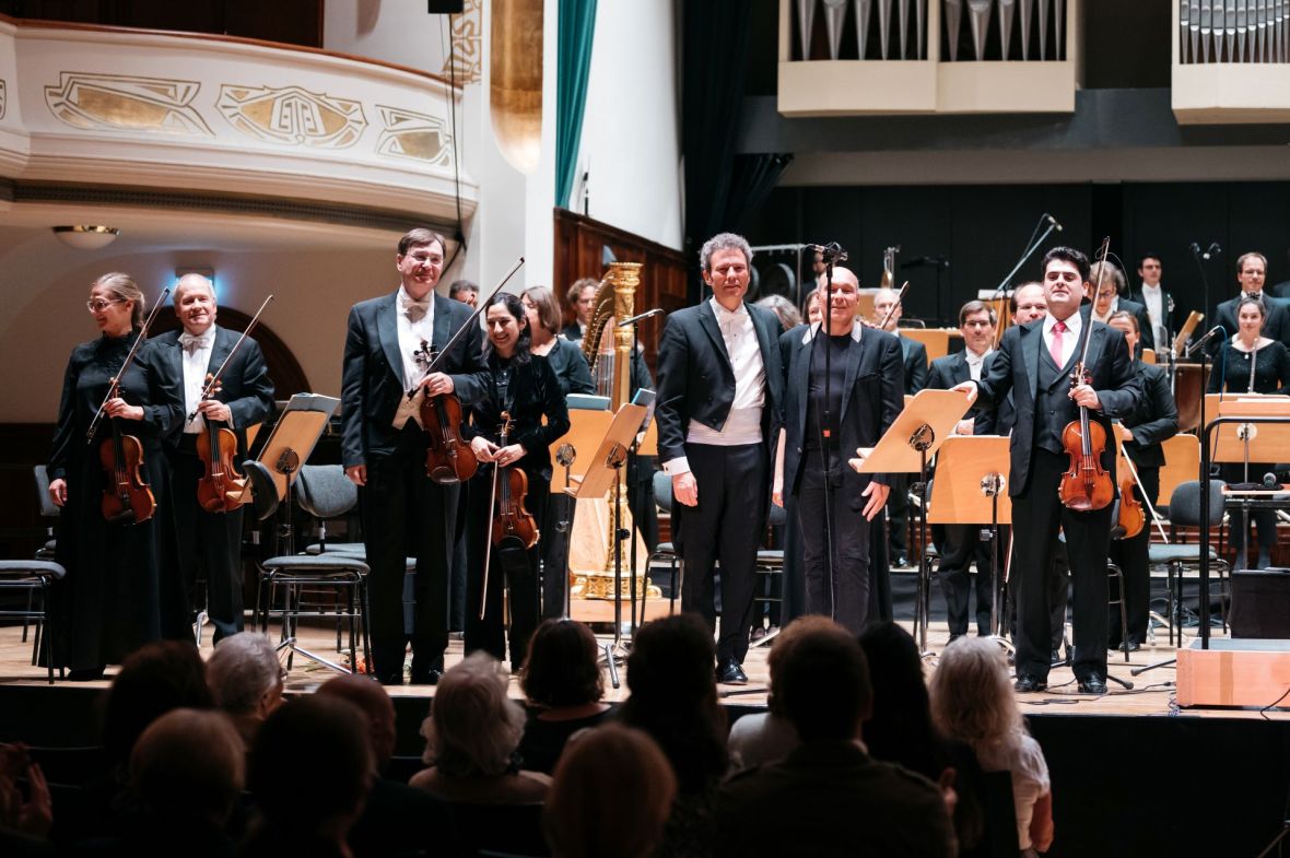 Simon Gaudenz / Dieter Ammann / Michael Barenboim / Jenaer Philharmonie, Foto: JenaKultur, Christoph Worsch