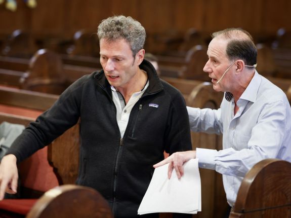 Simon Gaudenz und Stefan Kurt, Foto: Willi Piller