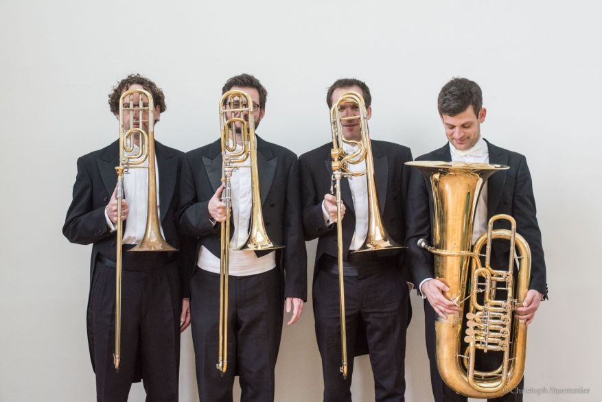 Das tiefe Blech der Jenaer Philharmonie, Foto: Christoph Staemmler
