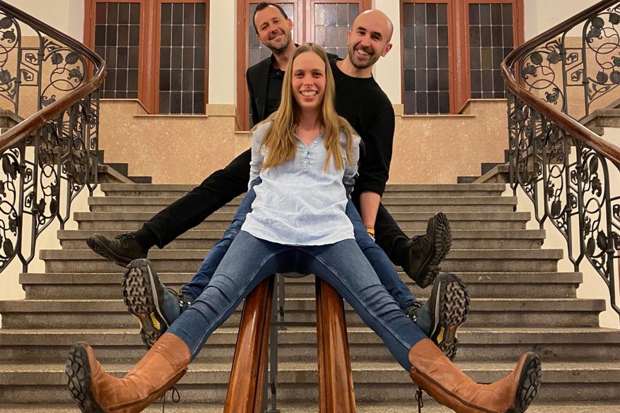 Elisabeth Hahn, Steve Kußin, Thomas Grysko, Foto: Veronika Kinnunen
