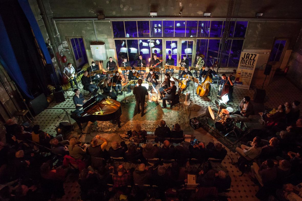 Uriel Herman Quartet / Jenaer Philharmonie / Simon Gaudenz, Foto: Tina Peißker