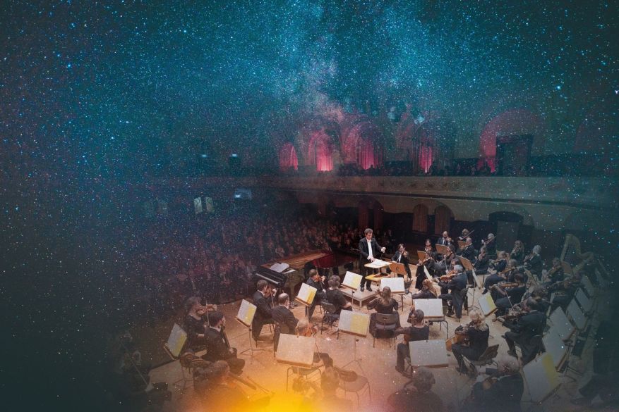 Jenaer Philharmonie, Foto: Christoph Worsch (collagiert)