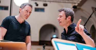 Andrea Lorenzo Scartazzini und Simon Gaudenz, Foto: JenaKultur, Christoph Worsch