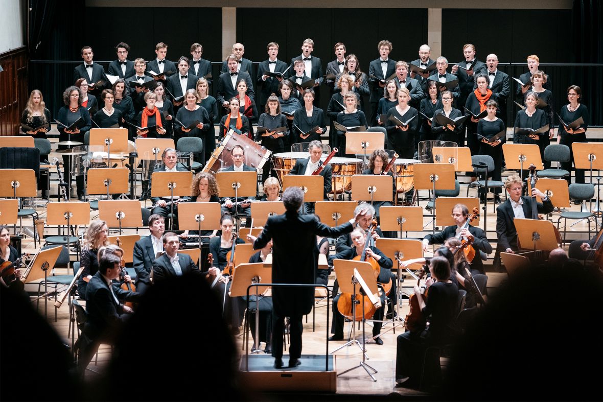 Jenaer Madrigalkreis / Berit Walther / Jenaer Philharmonie / Simon Gaudenz, Foto: JenaKultur, Christoph Worsch