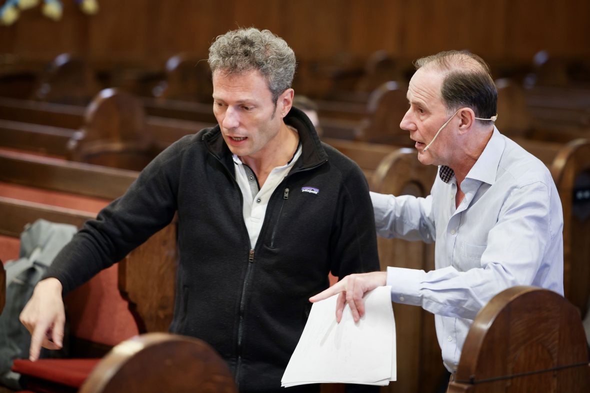 Simon Gaudenz und Stefan Kurt, Foto: Willi Piller