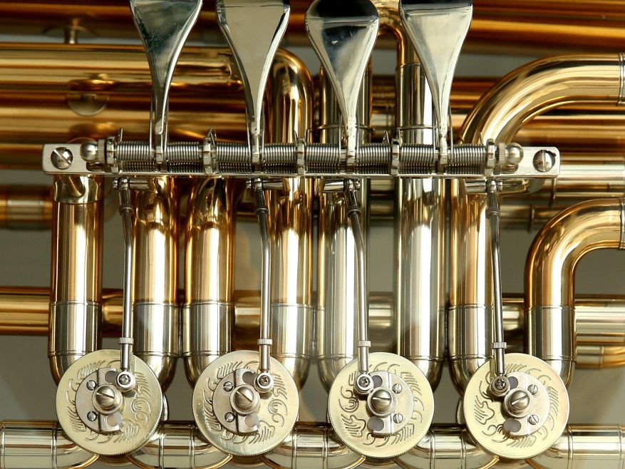 Mechanik einer Tuba, Foto: Hermann Traub/Pixabay