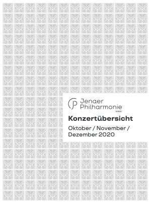 Konzertübersicht Oktober-Dezember 2020