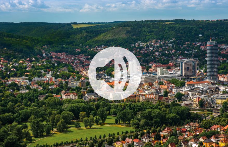 Jena, Foto: Christian Häcker, Collage: Peter Mühlfriedel