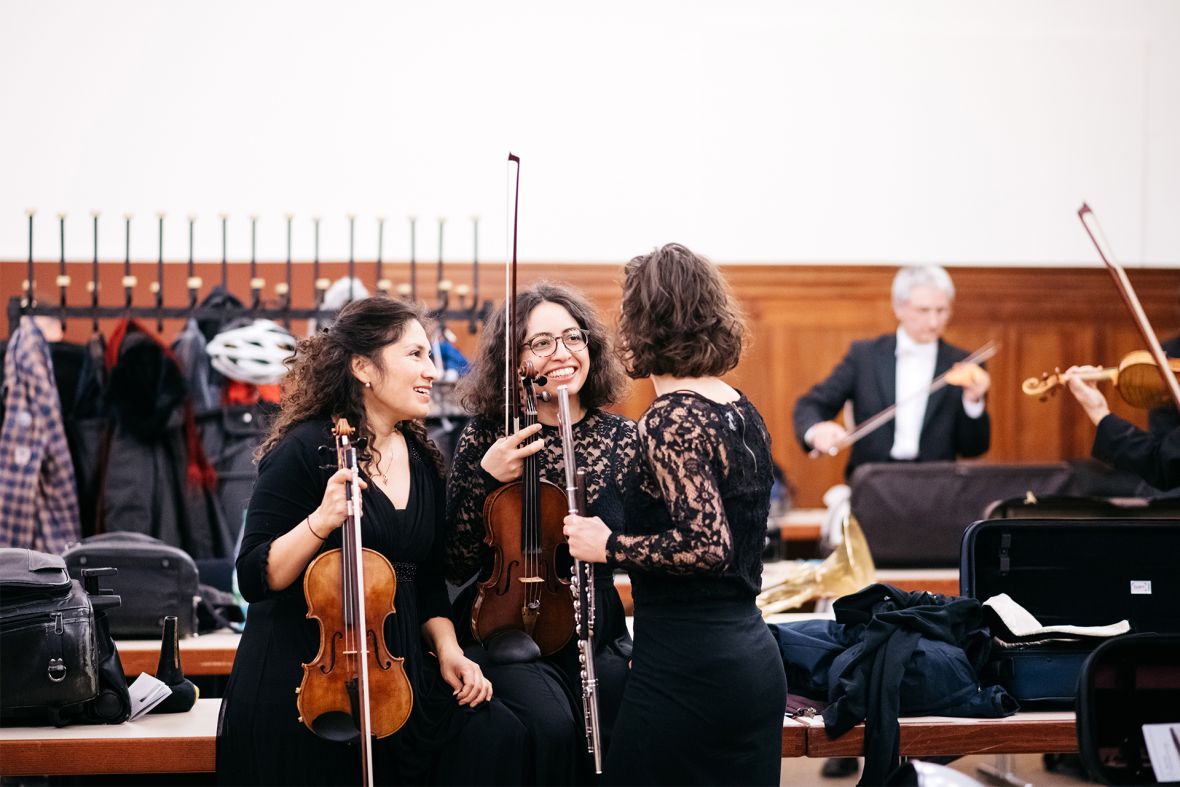 Jenaer Madrigalkreis / Berit Walther / Jenaer Philharmonie / Simon Gaudenz, Foto: JenaKultur, Christoph Worsch