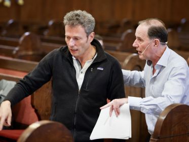 Simon Gaudenz und Stefan Kurt, Foto: Willi Piller