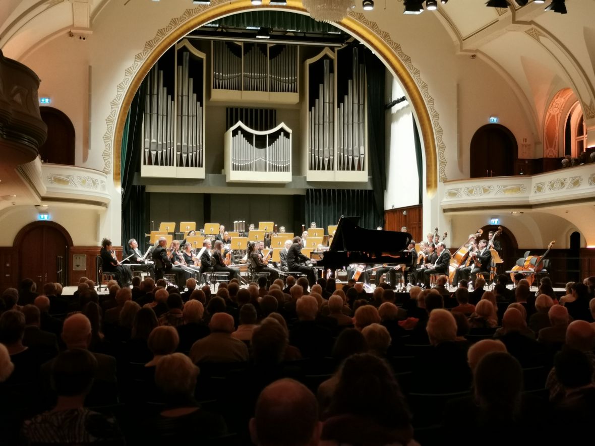 Herbert Schuch bei seiner Zugabe, Foto: Jenaer Philharmonie, Ina&nbsp;Holthaus