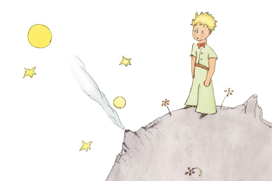 „Der kleine Prinz“ – Illustration von Antoine de Saint-Exupéry © Musikverlag Ries & Erler