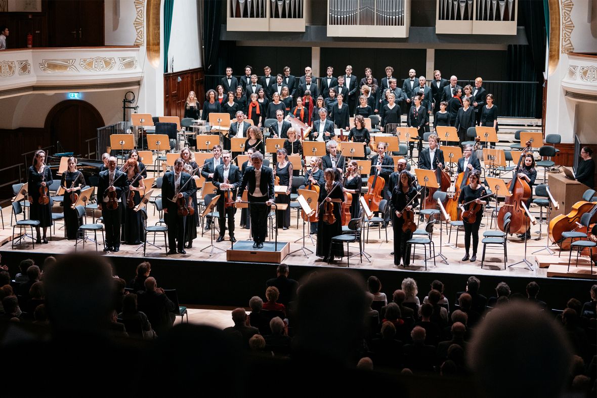 Jenaer Madrigalkreis / Berit Walther / Jenaer Philharmonie / Simon Gaudenz, Foto: JenaKultur, Christoph Worsch