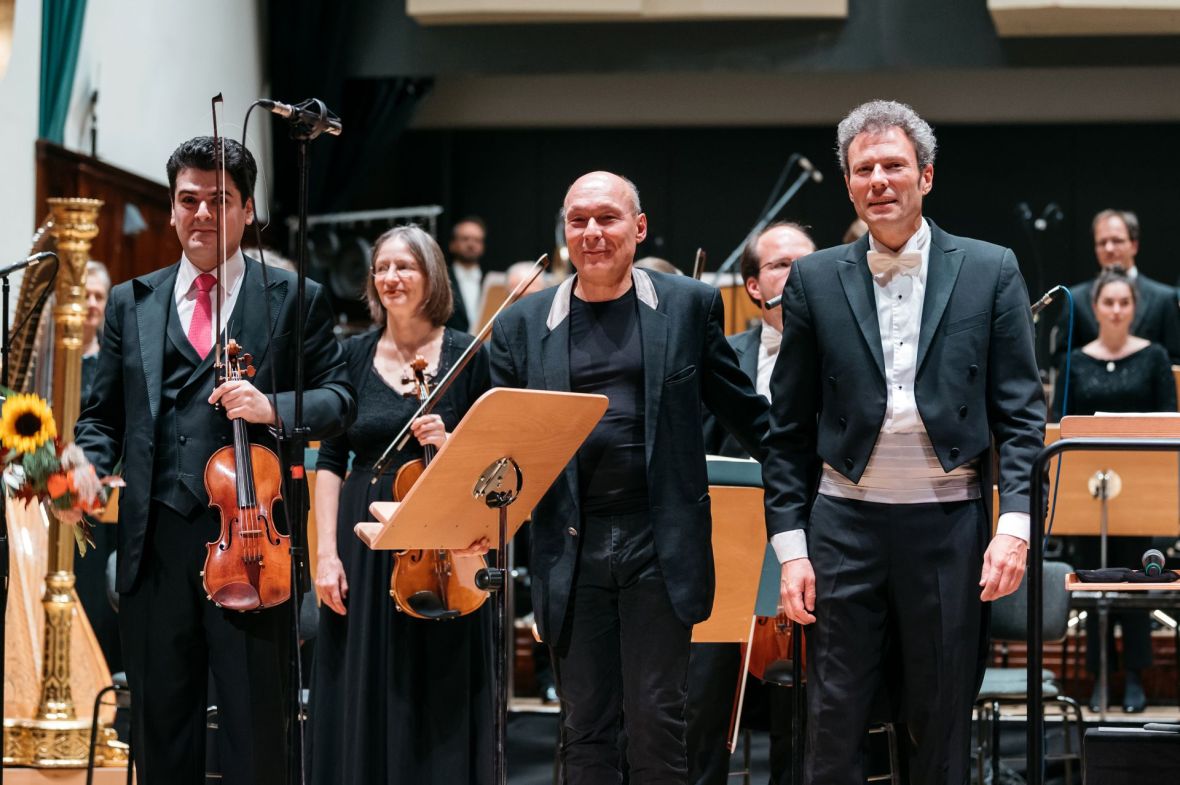 Michael Barenboim / Dieter Ammann / Simon Gaudenz / Jenaer Philharmonie, Foto: JenaKultur, Christoph Worsch