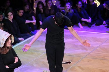 Schüler*innen des Christlichen Gymnasiums Jena und der Freien Gesamtschule UniverSaale Jena / Musiker*innen der Jenaer Philharmonie, Foto:&nbsp;Sebastian Beer