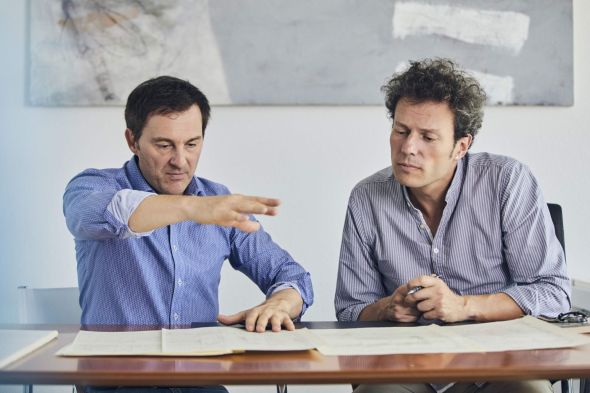 Andrea Lorenzo Scartazzini und Simon Gaudenz, Foto: Lucia Hunziker