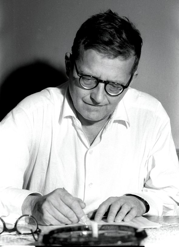 Dmitri Schostakowitsch (1960), Quelle: Deutsche Fotothek / Erich Höhne und Erich Pohl